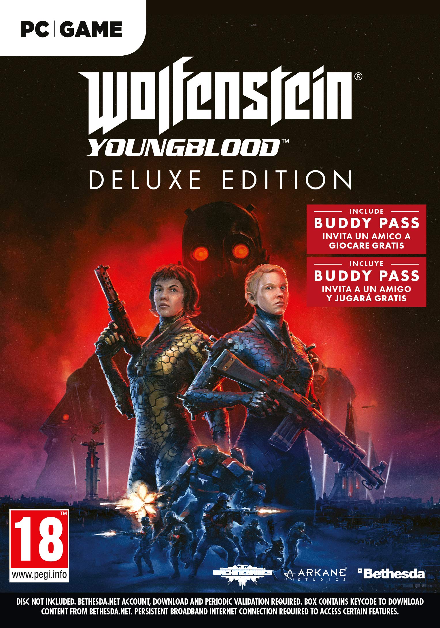 Wolfenstein Youngblood Pc Pal Esp - Nuevo Wolfenstein Youngblood Pc Pal Esp - Nuevo